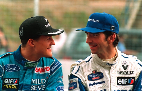 Шумахер выиграл первый титул «Ф-1» после скандальной аварии с Хиллом – и сперва Дэймон считал, что виноват сам. Из-за давления команды и формы поворота