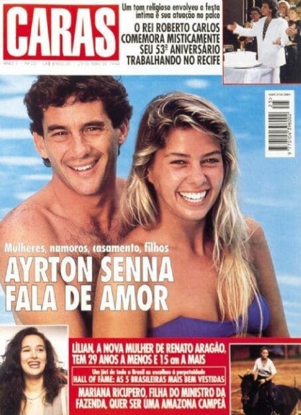 Последняя любовь Айртона Сенны: Playboy с ней на обложке разлетался миллионными тиражами