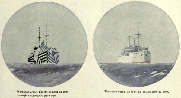Мы нашли в форме «Зенита» отсылки к маскировке кораблей в Первую мировую. Узор называется Dazzle, его используют в «Формуле-1»  