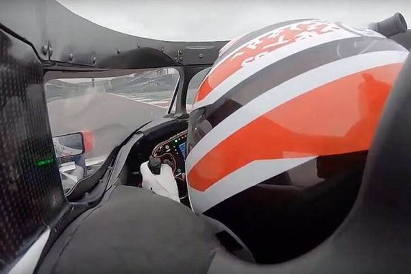 Тесты новой версии гало для американских гонок и (возможно) «Формулы-1»: теперь со стеклами. Есть вид из кокпита